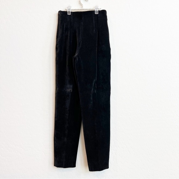 Piazza Sempione Women's Velvet Tapered Pants Trousers Chocolate Brown IT44 US8 - Picture 4 of 5